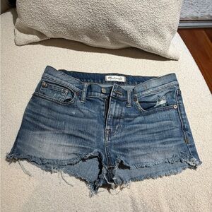 Madewell Women's Blue Denim Shorts